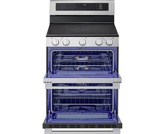LG 30-Inch, 7.3 Cu. Ft. Smart Electric Double Oven Freestanding Range With Probake Convection® - LDEL7324YE