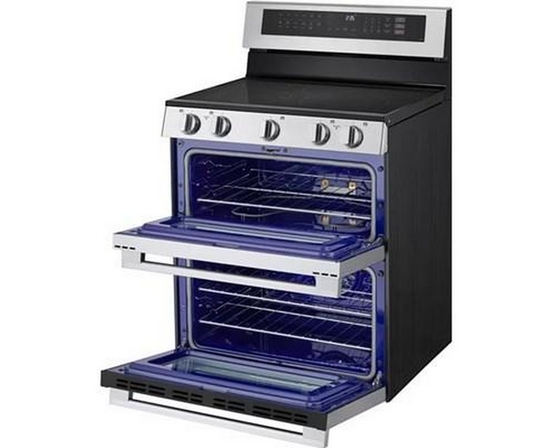 LG 30-Inch, 7.3 Cu. Ft. Smart Electric Double Oven Freestanding Range With Probake Convection® - LDEL7324YE