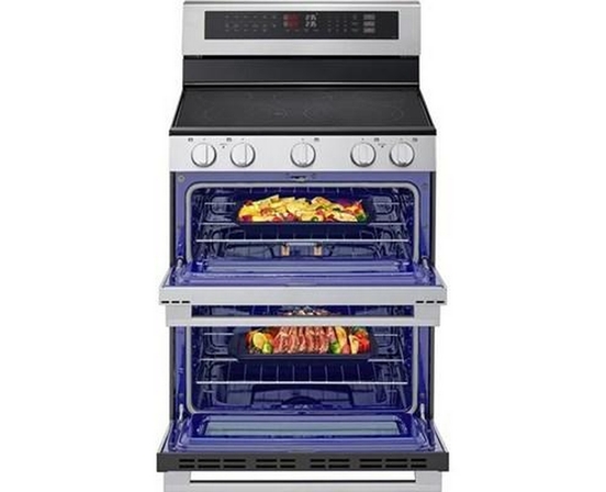 LG 30-Inch, 7.3 Cu. Ft. Smart Electric Double Oven Freestanding Range With Probake Convection® - LDEL7324YE