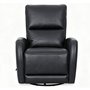 Meadow Manual Leather Match Swivel Glider Recliner by Primo International