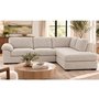 9802 2-piece Fabric Sectional by Deco-Style