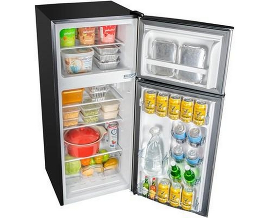 Danby 18.88-Inch, 4.5 Cu. Ft. Freestanding Compact Top Freezer Refrigerator - DCR045B1SLDB