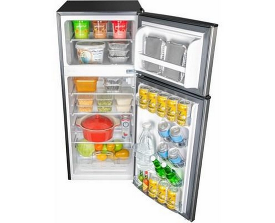Danby 18.88-Inch, 4.5 Cu. Ft. Freestanding Compact Top Freezer Refrigerator - DCR045B1SLDB