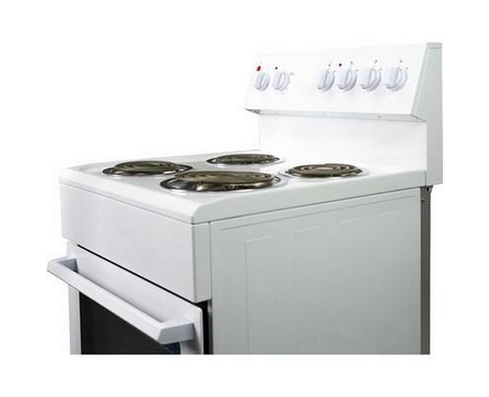 Danby 24-Inch Slide-In Electric Range With Rear Controls - DER240B1WC