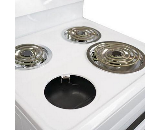 Danby 24-Inch Slide-In Electric Range With Rear Controls - DER240B1WC