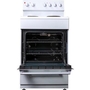 Danby 24-Inch Slide-In Electric Range With Rear Controls - DER240B1WC