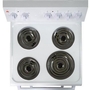 Danby 24-Inch Slide-In Electric Range With Rear Controls - DER240B1WC