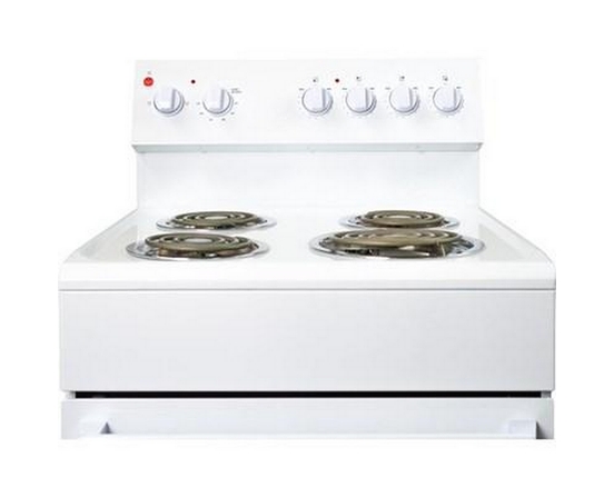 Danby 24-Inch Slide-In Electric Range With Rear Controls - DER240B1WC