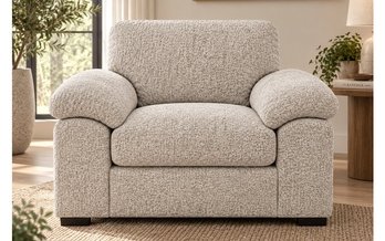 9802 Fabric Chair and a half by Deco-Style