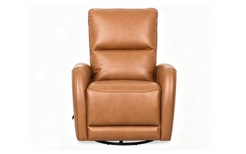 Meadow Manual Leather Match Swivel Glider Recliner by Primo International