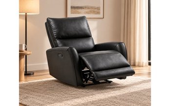 Meadow Leather Match Glider Power Recliner by Primo International