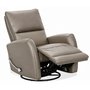 Meadow Manual Leather Match Swivel Glider Recliner by Primo International