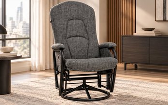 Gliding Armchair Rocking Swivelling and Reclining by Pel