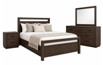 Queen Size 4-pc Vista Bedroom Set by Mako
