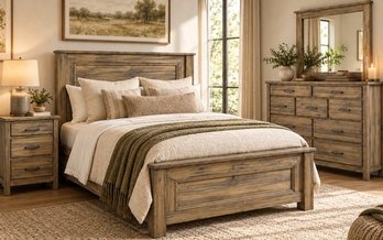 Queen Size 4-pc Tofino Bedroom Set by Mako