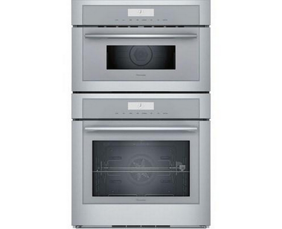 Thermador 30-Inch, 6.1 Cu.Ft. Built-In Combination Wall Oven With Speed Oven - MEDMC301WS