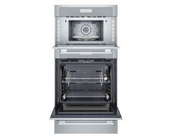 Thermador 30-Inch, 7.0 Cu.Ft. Built-In Triple Combination Wall Oven With Speed Oven - MEDMCW31WS