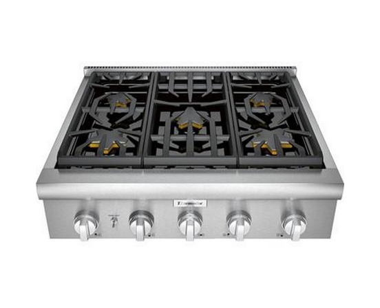 Thermador 30-Inch Built-In Gas Rangetop With Patented Pedestal Star® Burners - PCG305W