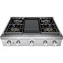 Thermador 36-Inch Built-In Gas Rangetop With Griddle - PCG364WD