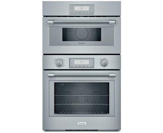 Thermador 30-Inch, 6.1 Cu.Ft. Built-In Combination Wall Oven With Microwave Oven - POM301W