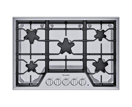Thermador 30-Inch Built-In Gas Cooktop With Patented Star® Burners - SGS305TS