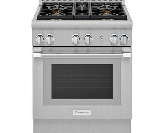 Thermador 30-Inch Freestanding Gas Range With 4 Burners - PRG304WH
