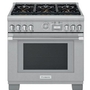 Thermador 36-Inch Freestanding Dual-Fuel Range With Extralow® Burners - PRD366WGC