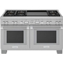 Thermador 60-Inch Freestanding Dual-Fuel Range With Extralow® Burners - PRD606WEG