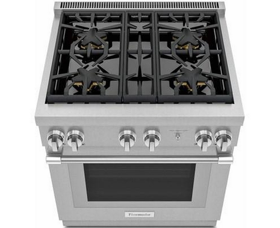 Thermador 30-Inch Freestanding Dual Fuel Range With Star® Burner - PRD304WHC