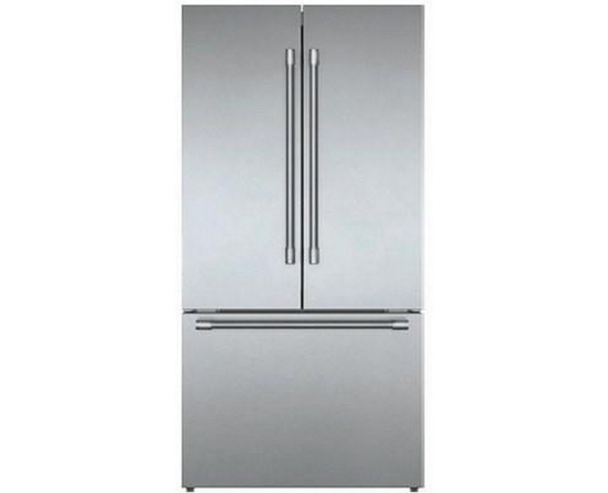 Thermador 36-Inch Freestanding French 3-Door Refrigerator With Home Connect™ - T36FT820NS