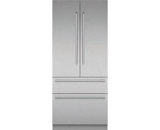Thermador 36-Inch, 18.9 Cu. Ft. Built-In French 4-Door Refrigerator With Home Connect - T36BT110NS