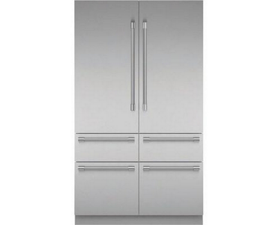 Thermador 48-Inch, 26.7 Cu. Ft. Built-In French 6-Door Refrigerator With Home Connect - T48BT120NS