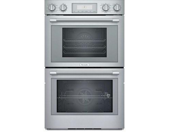 Thermador 30-Inch, 7.3 Cu. Ft. Built-In Double Wall Oven With Steam Convection - PODS302B