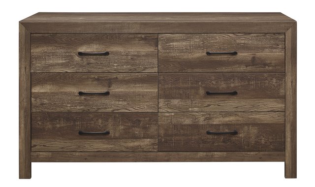 6-Drawer Double Dresser by Mazin