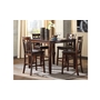 Bennox Counter Height Dining Room Table and Bar Stools - Set of 5 by Ashley - D384-223