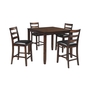 Coviar Counter Height Dining Room Table and Bar Stools - Set of 5 by Ashley - D385-223