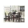 Coviar Counter Height Dining Room Table and Bar Stools - Set of 5 by Ashley - D385-223