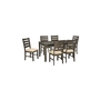 Rokane Dining Room Table and Chairs - Set of 7 by Ashley - D397-425