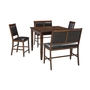 Meredy Counter Height Dining Room Table and Bar Stools - Set of 5 by Ashley - D395-323