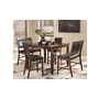 Meredy Counter Height Dining Room Table and Bar Stools - Set of 5 by Ashley - D395-323