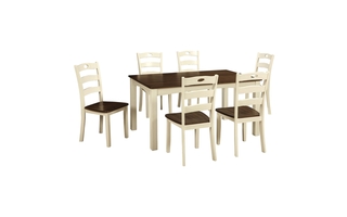 Woodanville Dining Room Table and Chairs - Set of 7 by Ashley - D335-425