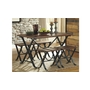 Freimore Dining Room Table and Stools - Set of 5 by Ashley - D311-225