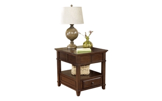 T845-3 - Gately End Table with Storage & Power Outlets by Ashley