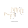 T533-13 - North Shore Table (Set of 3) by Ashley