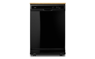 Whirlpool Heavy-Duty Dishwasher with 1-Hour Wash Cycle - WDP370PAHB