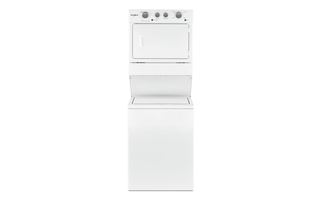 Whirlpool 4.0 cu.ft Gas Stacked Laundry Center 9 Wash cycles and - WGT4027HW