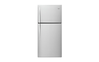 Whirlpool 19.2 cu. ft. Top-Freezer Refrigerator with Optional Ice Maker Kit - WRT549SZDM