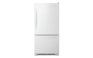 Whirlpool 19 cu. ft. Bottom-Freezer Refrigerator with Freezer Drawer - WRB329DFBW