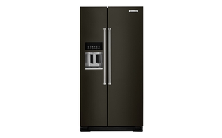 KitchenAid 24.8 cu ft. Side-by-Side Refrigerator with Exterior Ice and Water - KRSF705HBS