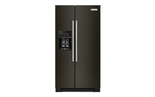 KitchenAid 19.9 cu ft. Side-by-Side Refrigerator with Exterior Ice and Water - KRSC700HBS